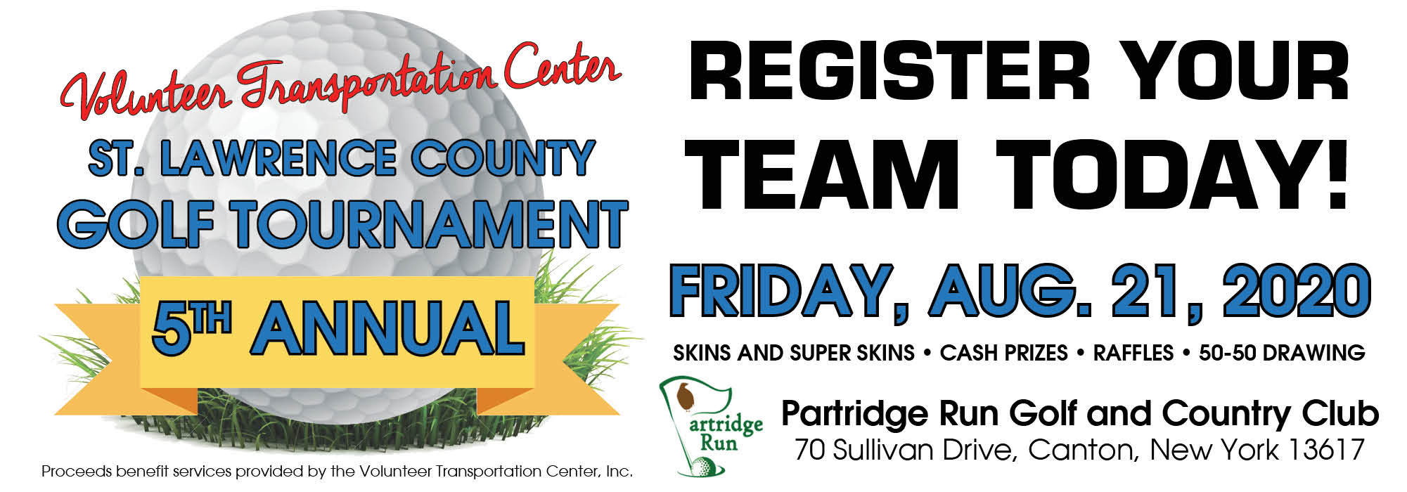 VTC’s St. Lawrence County Golf Tournament to Return