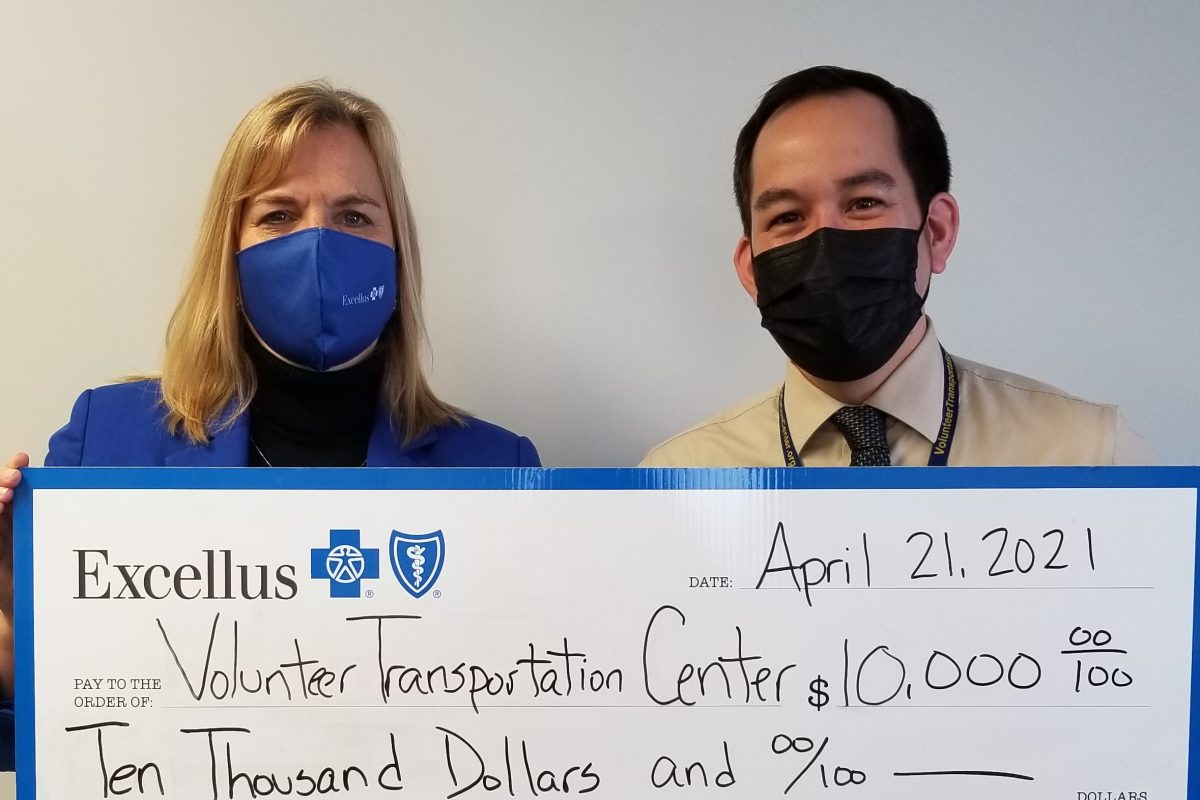 Excellus BlueCross BlueShield Supports VTC Foundation – Volunteer  Transportation Center