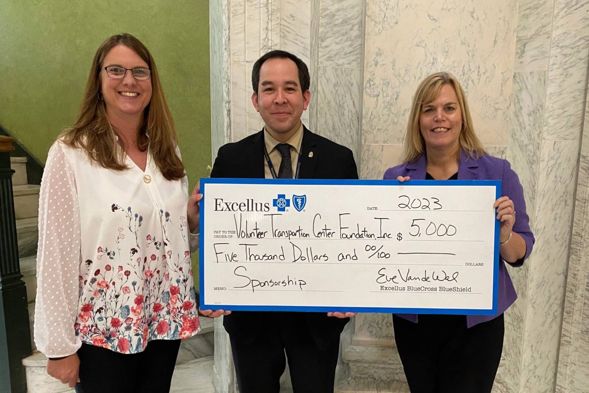 Excellus BlueCross BlueShield Supports VTC Foundation – Volunteer  Transportation Center